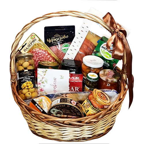 "Собрание вкусов". Корзина подарочная