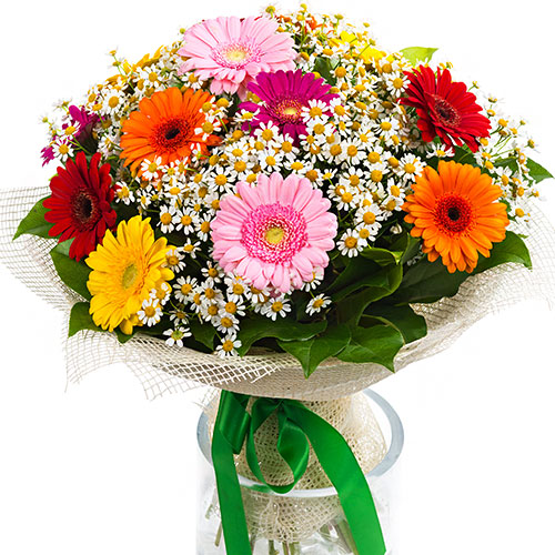 "Летняя радуга". Букет сборный