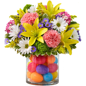 "Пасхальная". Композиция цветочная в оформлении